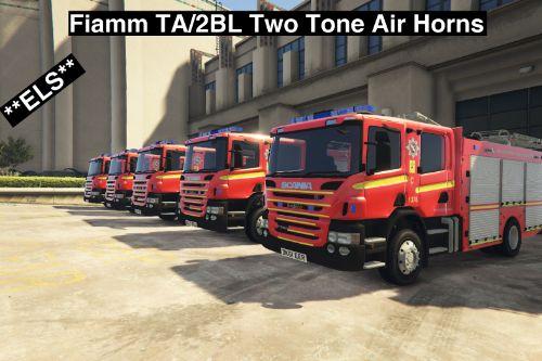 Fiamm TA/2BL Two Tone Air Horns. **ELS Compatible**